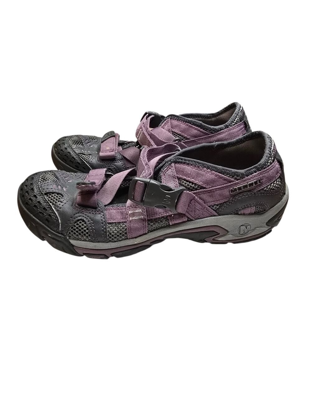 Merrell Purple Black Sandals 8 - Picture 6 of 10